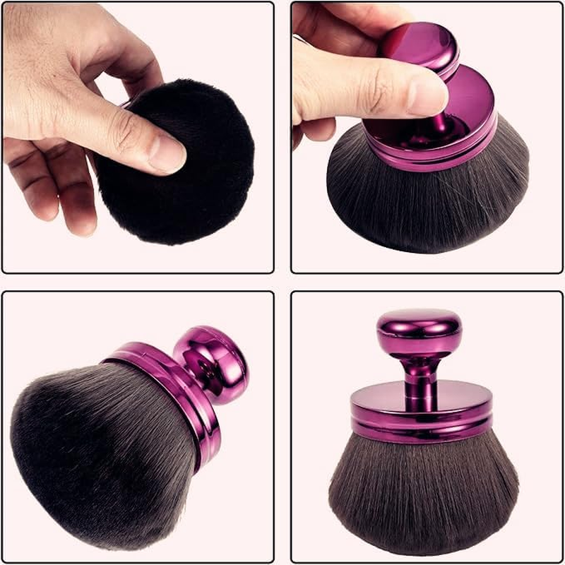 Wide-Headed Self Tanning Kabuki Blend Brush, 1Pc Wide Head Body Makeup Brush Oval Self Tan Back Applicator, Large Self Tan Brush Self Tanning Applicator