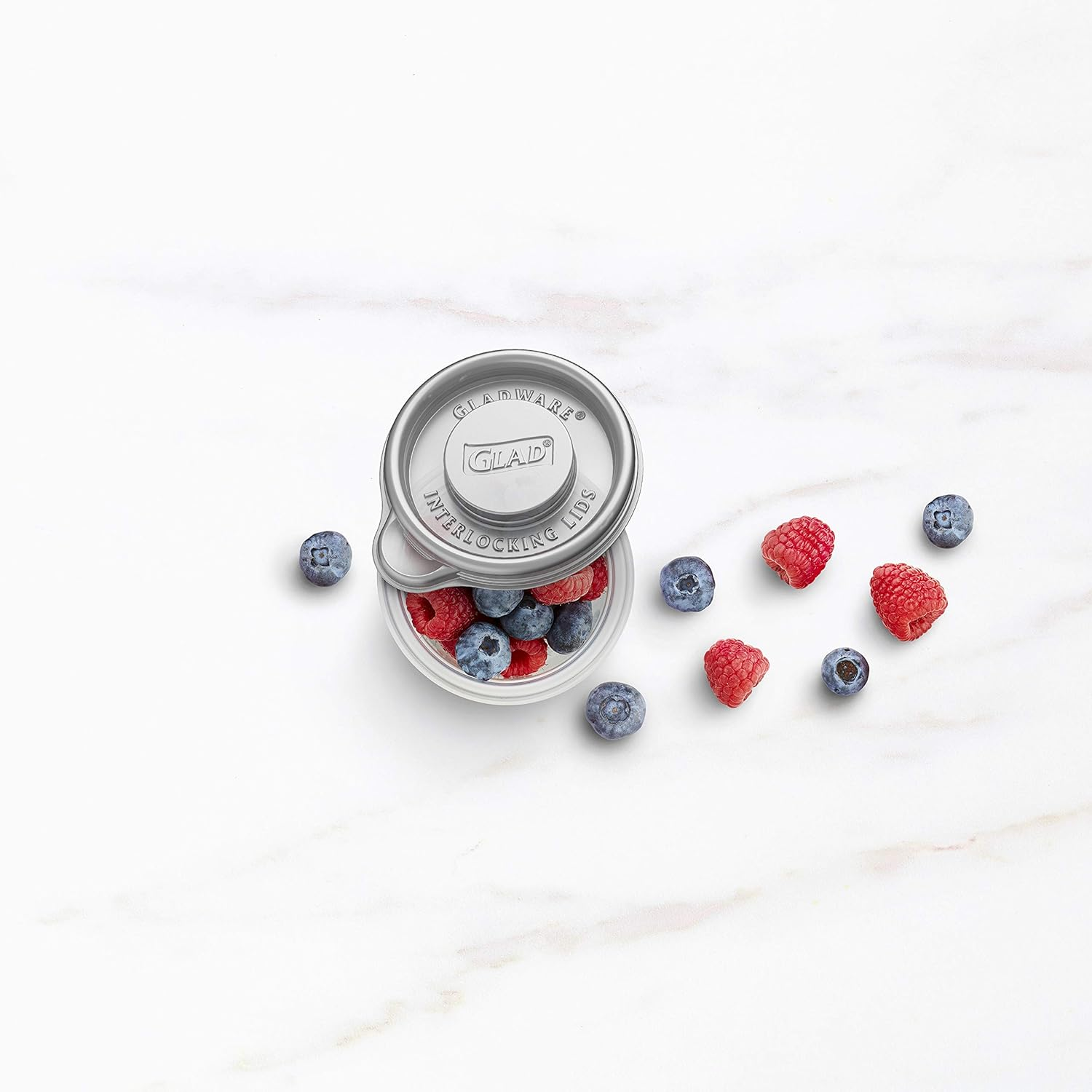 Gladware Home Mini round Food Storage Containers, Small Food Containers Hold 4 Ounces of Food, 8 Count Set | with Glad Lock Tight Seal, BPA Free Containers and Lids image number 5