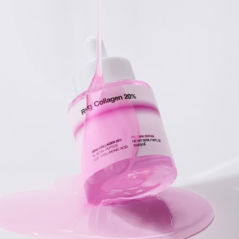 EUNYUL Ring Collagen 20% Face Serum with Peptides & Hyaluronic Acid, Hydrating and Firming Facial Serum, 35Ml image number 2