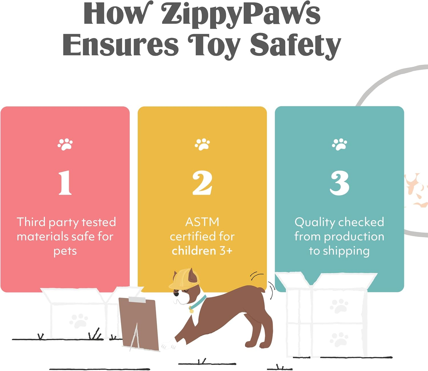 Zippypaws - Loopy - No Stuffing Squeaky Plush Dog Toy - for Small and Medium Dogs - Fox image number 2
