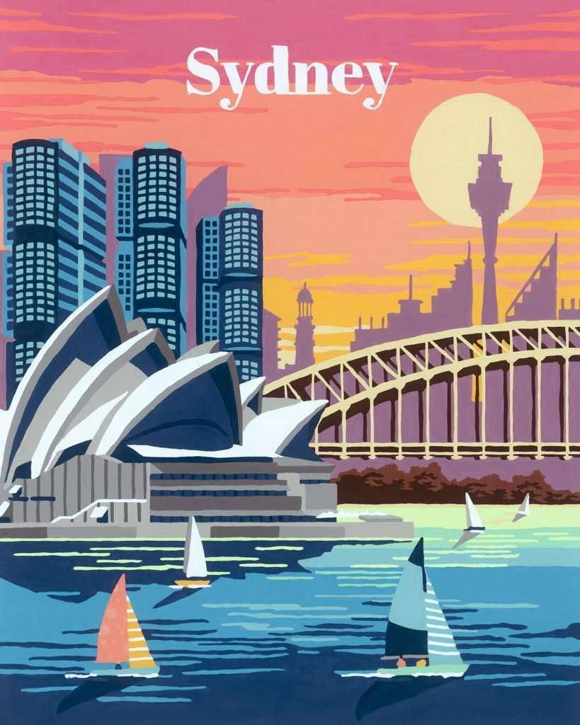 Ravensburger Creart - Malen Nach Zahlen 23526 - Colorful Sydney - Ab 12 Jahren image number 3