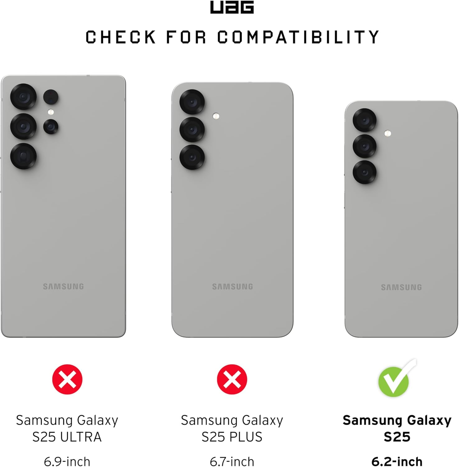 URBAN ARMOR GEAR Civilian Magnet - Samsung Galaxy S25 - Olive Drab/Orange Phone Cover for Outdoor Activities and Travel image number 6