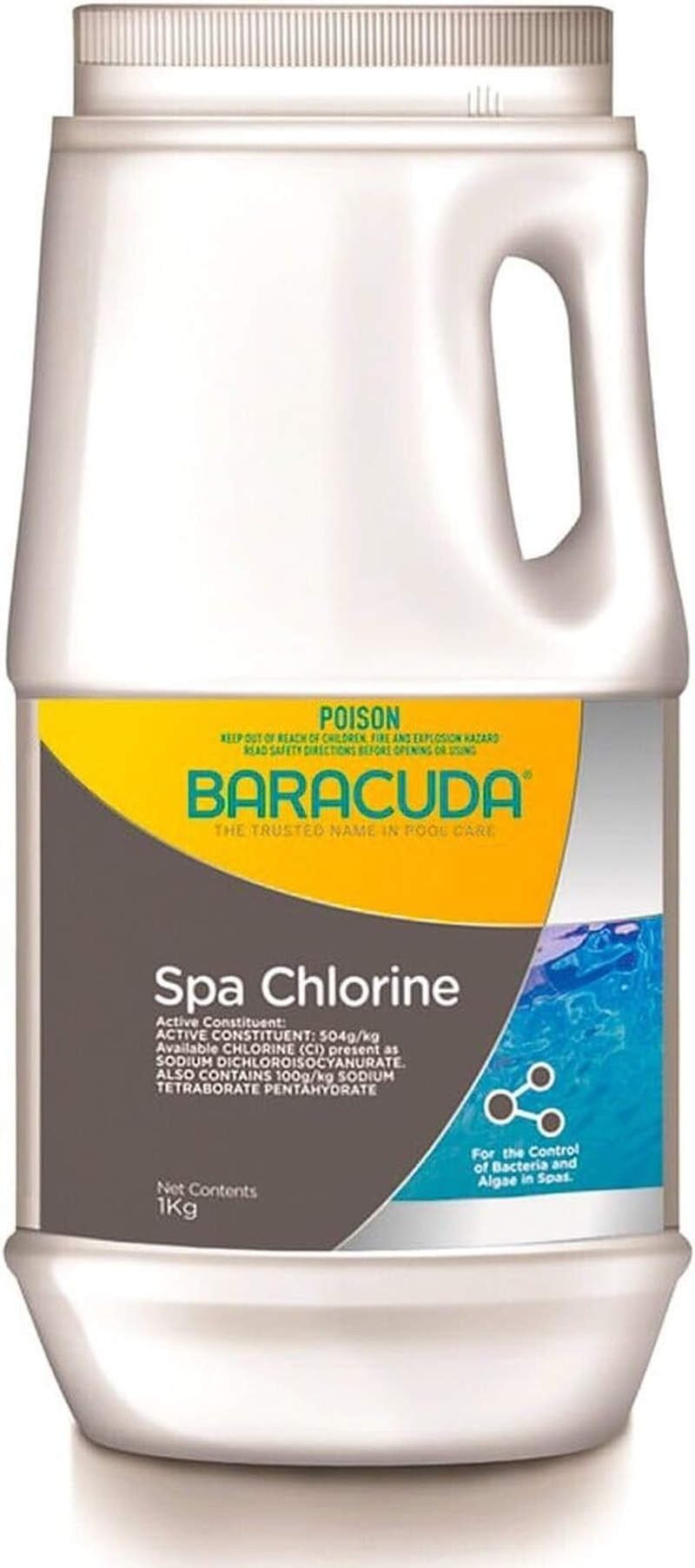 Chlorine Spa 1Kg Baracuda Lithium Substitute Water Pool Sanitiser
