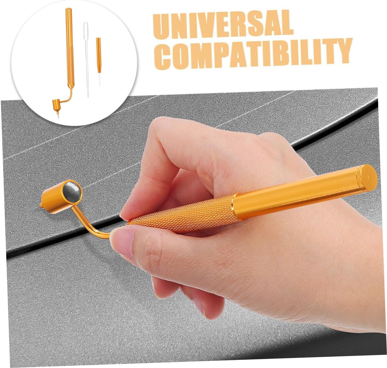 2Sets Car Touch up Paint Pen for Small Scratches and Blemishes Fillable Needle Dropper Applicator Rock Chip Repair Tool for Cars image number 2