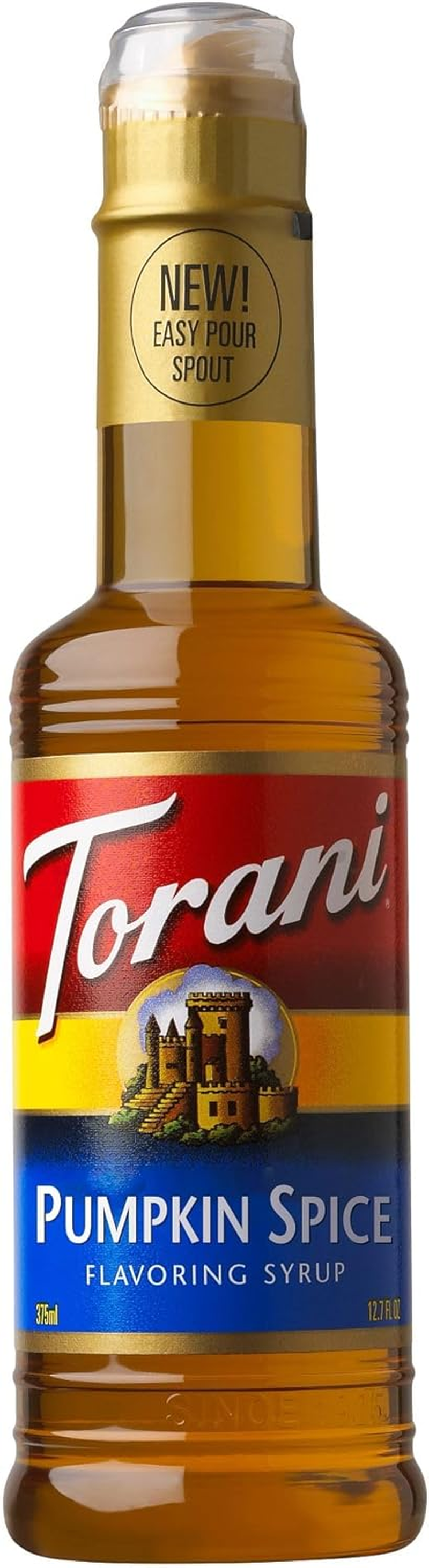 Torani Pumpkin Spice Syrup, Kosher, 12.7 Fluid Ounce (Pack of 4)