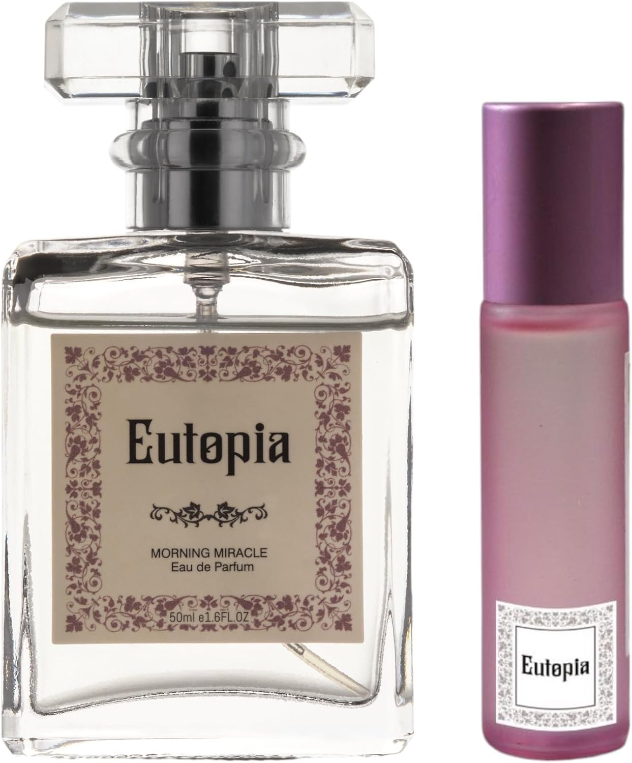 Eutopia Perfumes | Morning Miracle Set 50Ml Perfume + 10Ml Perfume Oil | Inspired by LA Miracle | Perfume for Women
