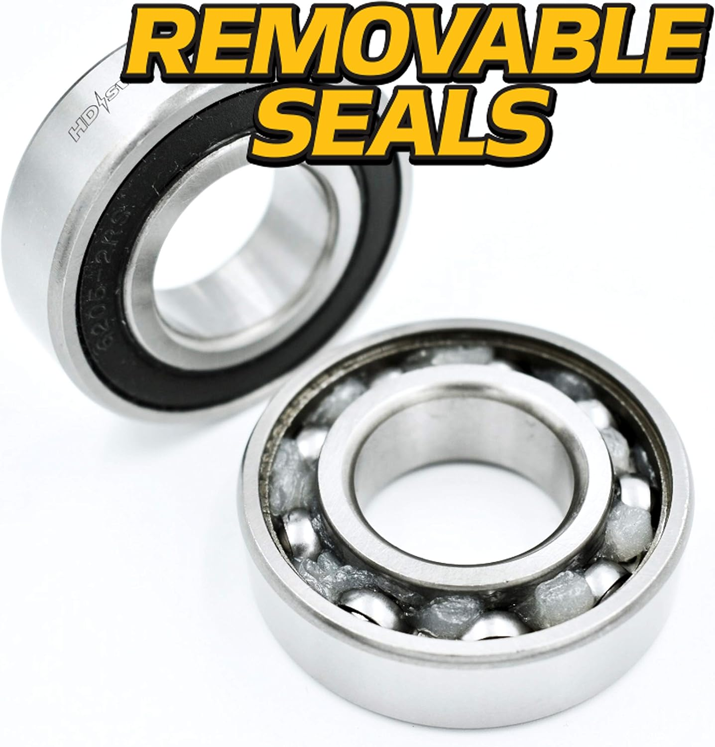 HD Switch (4 Pack) Deck Blade Spindle Bearing Rebuild Kit Replaces GX20818 JD8535 GX21510 for John Deere Eztrak AM137483 AM136733 AM143469 Z225 Z235 Z245 Z255 & More W/ C3 HIGH & Temp Grease Upgrades image number 4