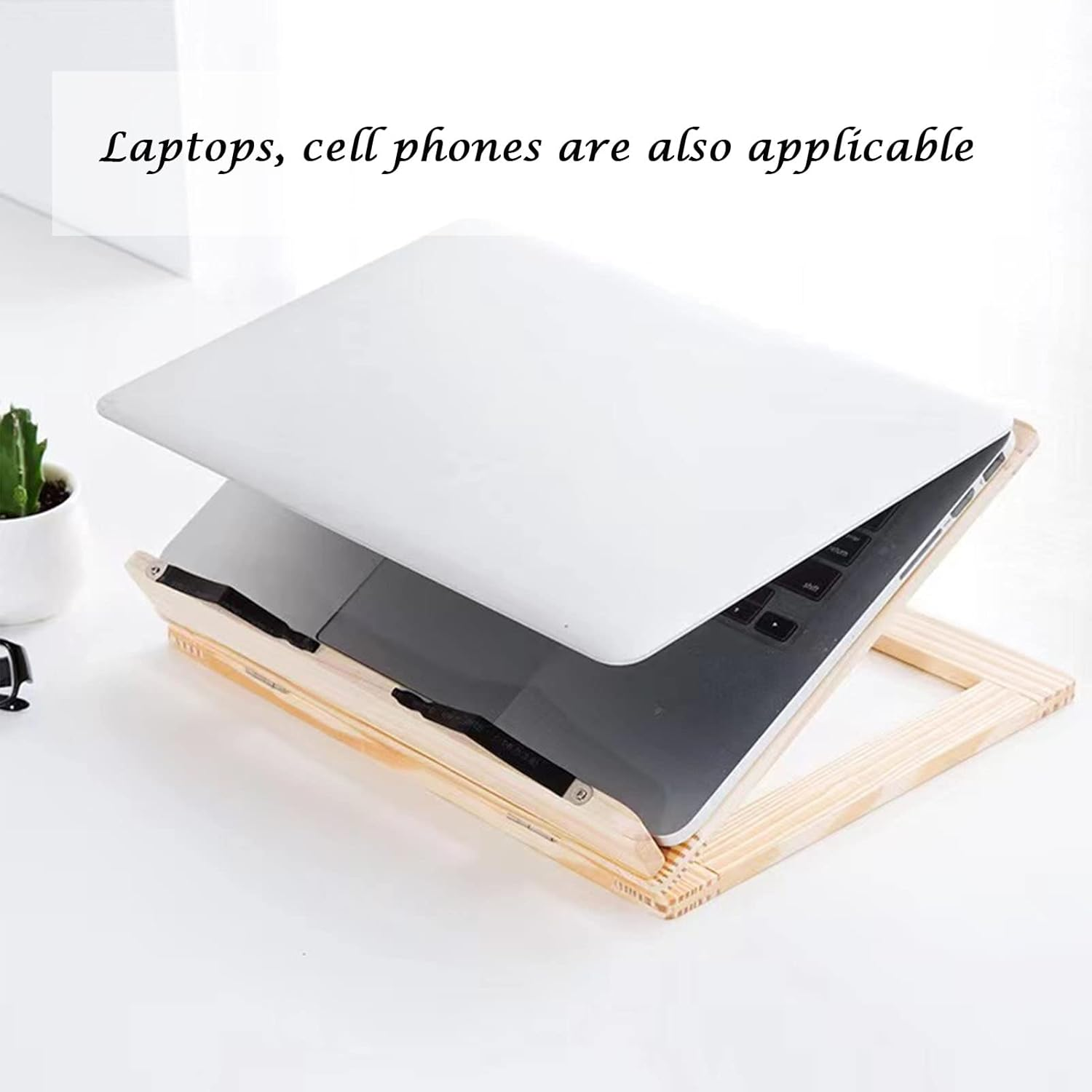Book Stand,Book Holder,Cookbook Stand Desk Portable Sturdy Lightweight Bookstand,Book Holders for Reading Hands Free
