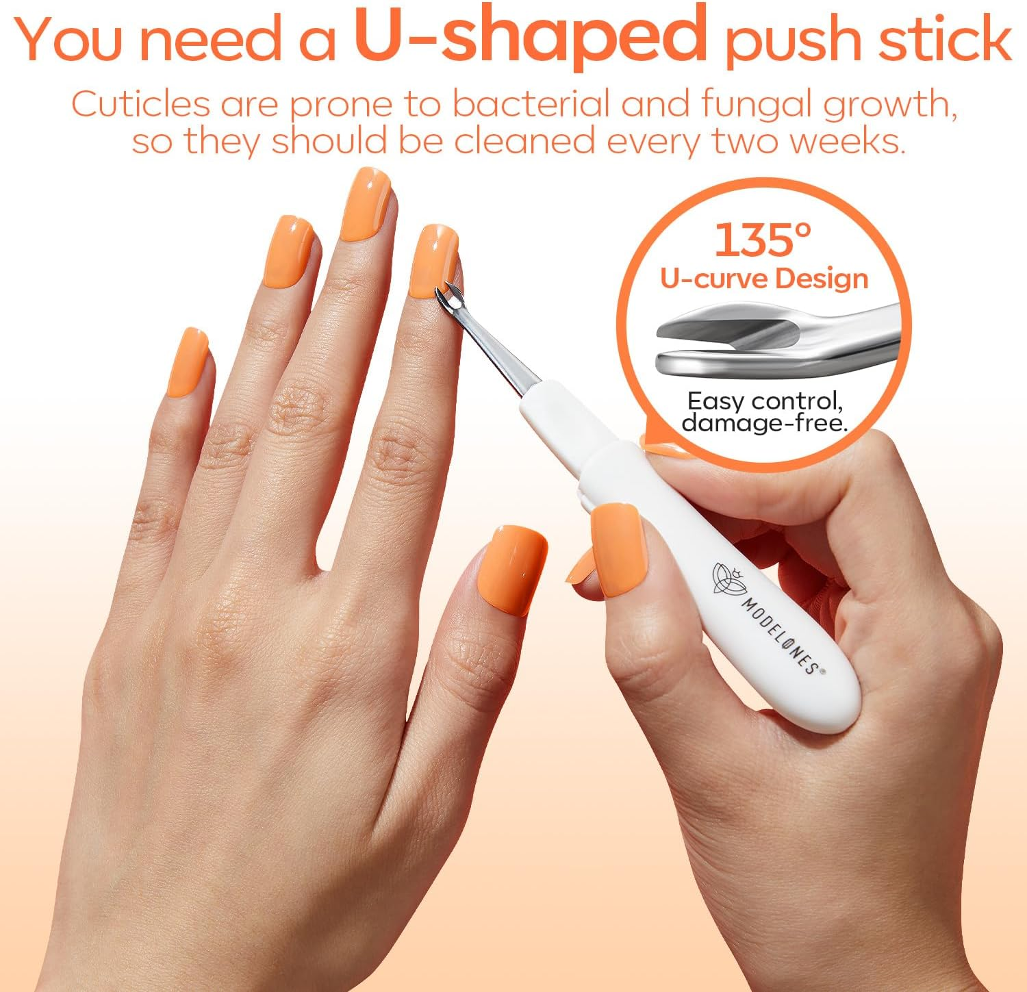 Modelones Mini Foot File Callus Remover, Multifunction 2-In-1 Pedicure Tools for Feet with Double-Sided Foot Rasp, Dead Skin Fork - Safe, Lightweight Foot Sander Perfect for Daily Hand & Foot Care image number 4