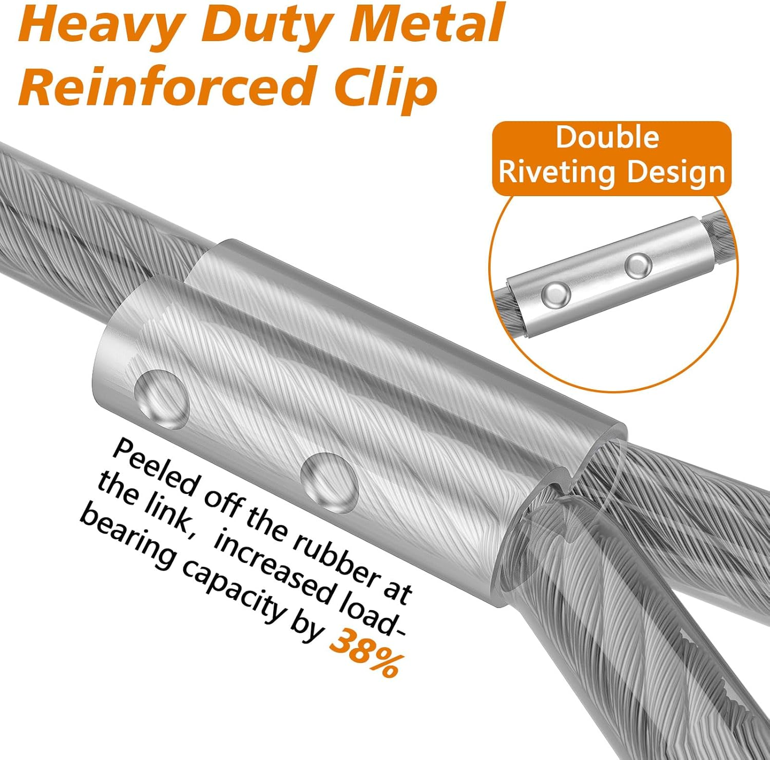 Xiaz Dog Runner Cable Dog Run Trolley Tie Out Cable for Large Dogs up to 250 Pound, 50-Feet