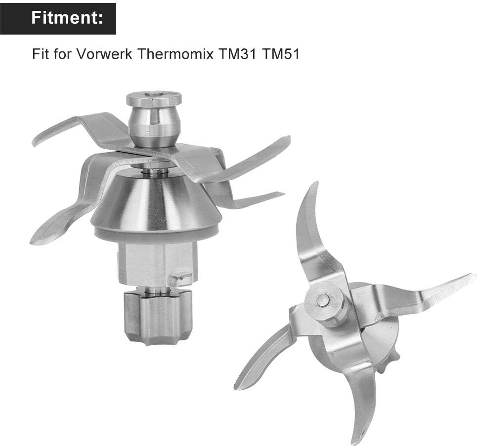 Stainless Steel Blender Blade Replacement Part Accessories for Vorwerk Thermomix TM31 image number 2