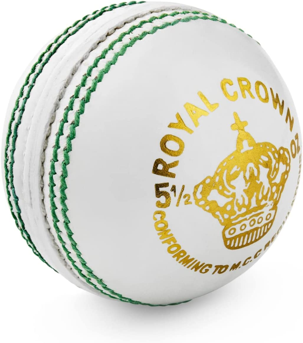 BT White Cricket Ball - Pack of 6 Genuine Leather Cricket Balls for Day or Night International Standard Cricket and Practice | Bat-Friendly Hard Cricket Ball Made from Sustainable Sources | 156G image number 6