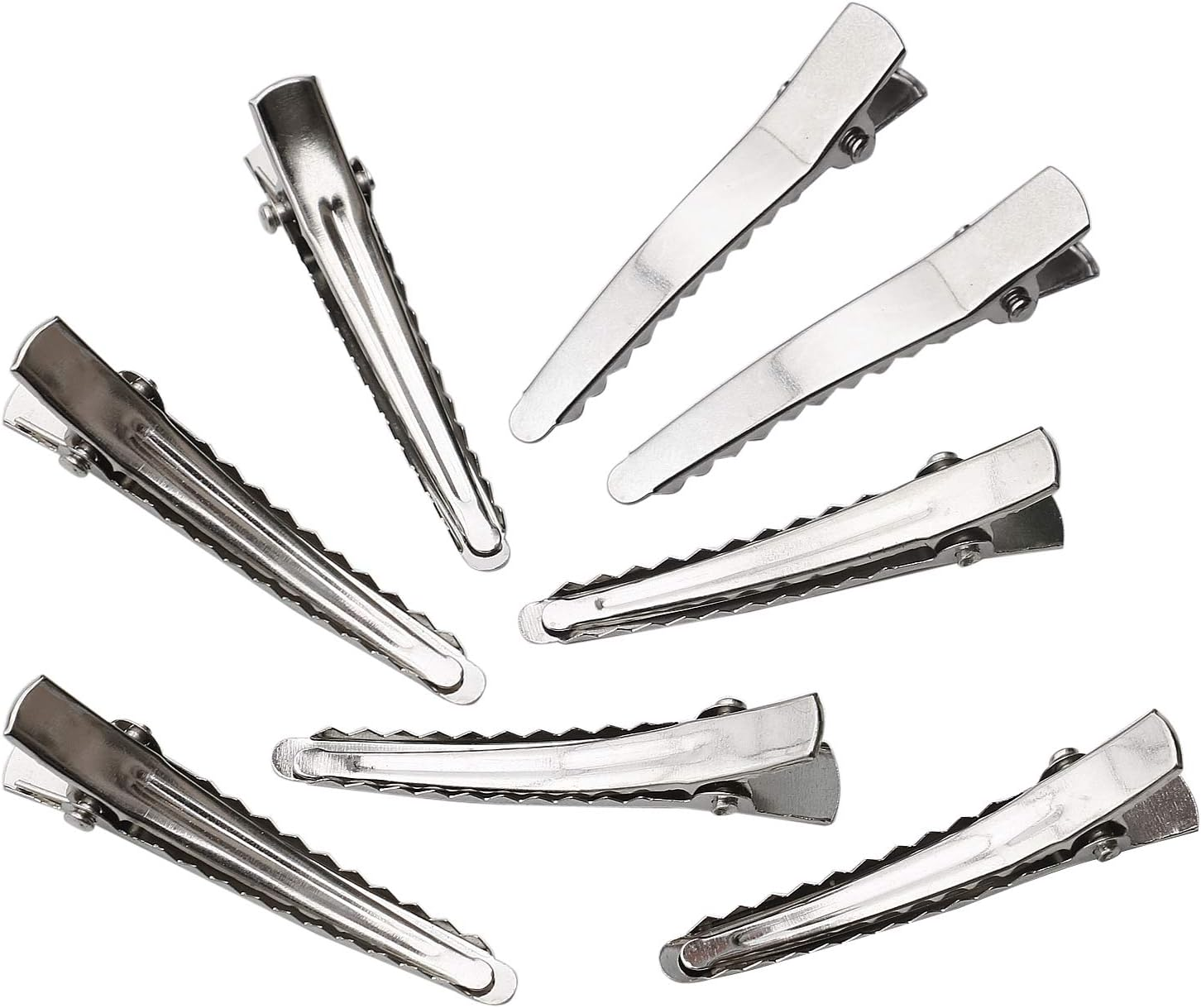 TRIXES Alligator Hair Clips X 50 - Crocodile Clips Hair - 45Mm - Ideal for Crafts and Other Hair Accessories image number 6