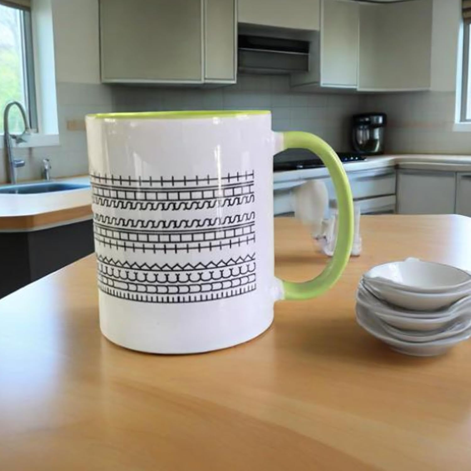 Hidden Message Coffee Mug, Ceramic Coffee Mugs, Hidden Word Design, Funny Mug Loading Message for Home & Office, Dishwasher & Microwave Safe &ndash; Coffee Cups Gift Idea(White) image number 2