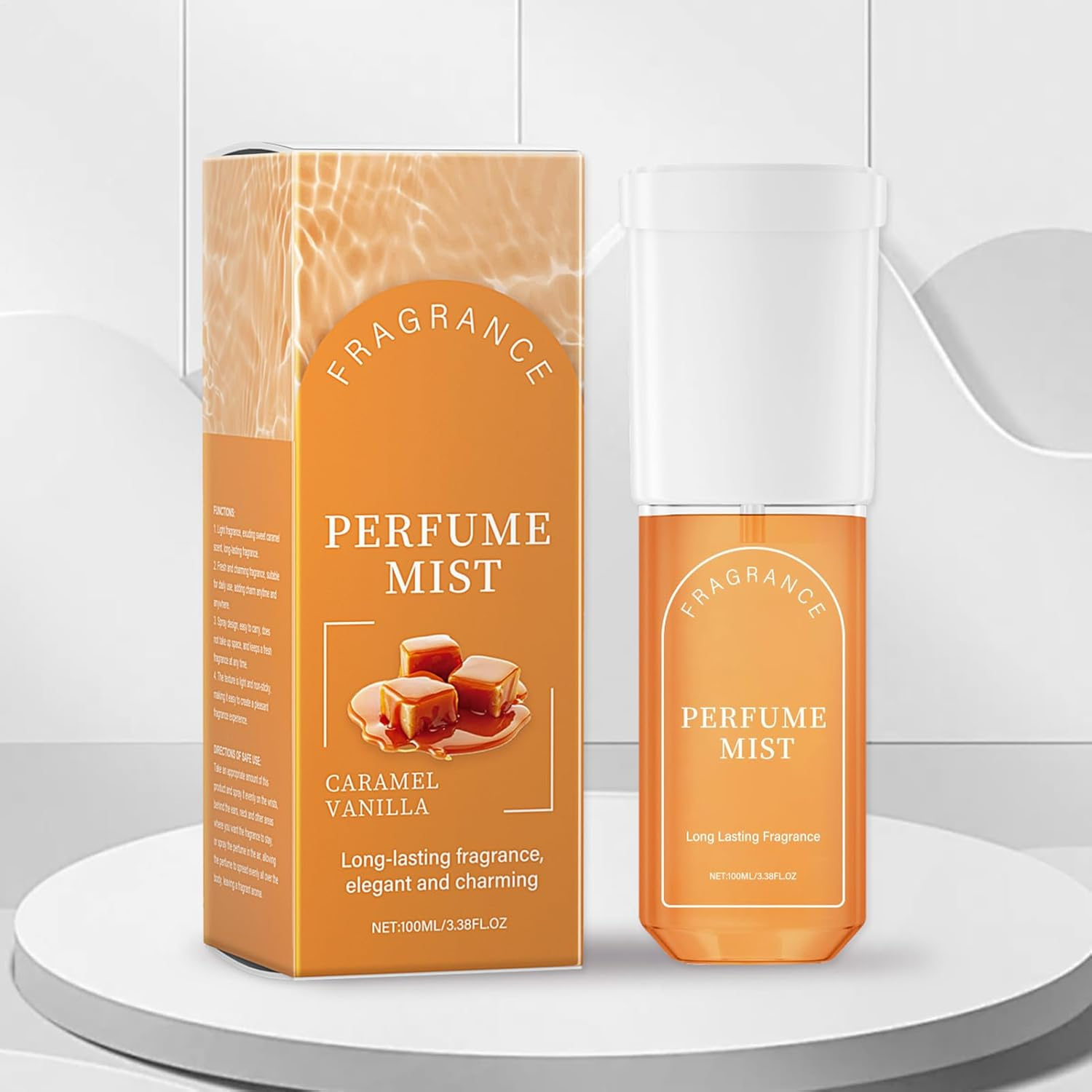 Caramel Fragrance | Long-Lasting Body Spray | 100 Ml Fragrant, Women'S Perfume Atomizer, Unisex Smell for Men; Travel Vaporizer Gift De