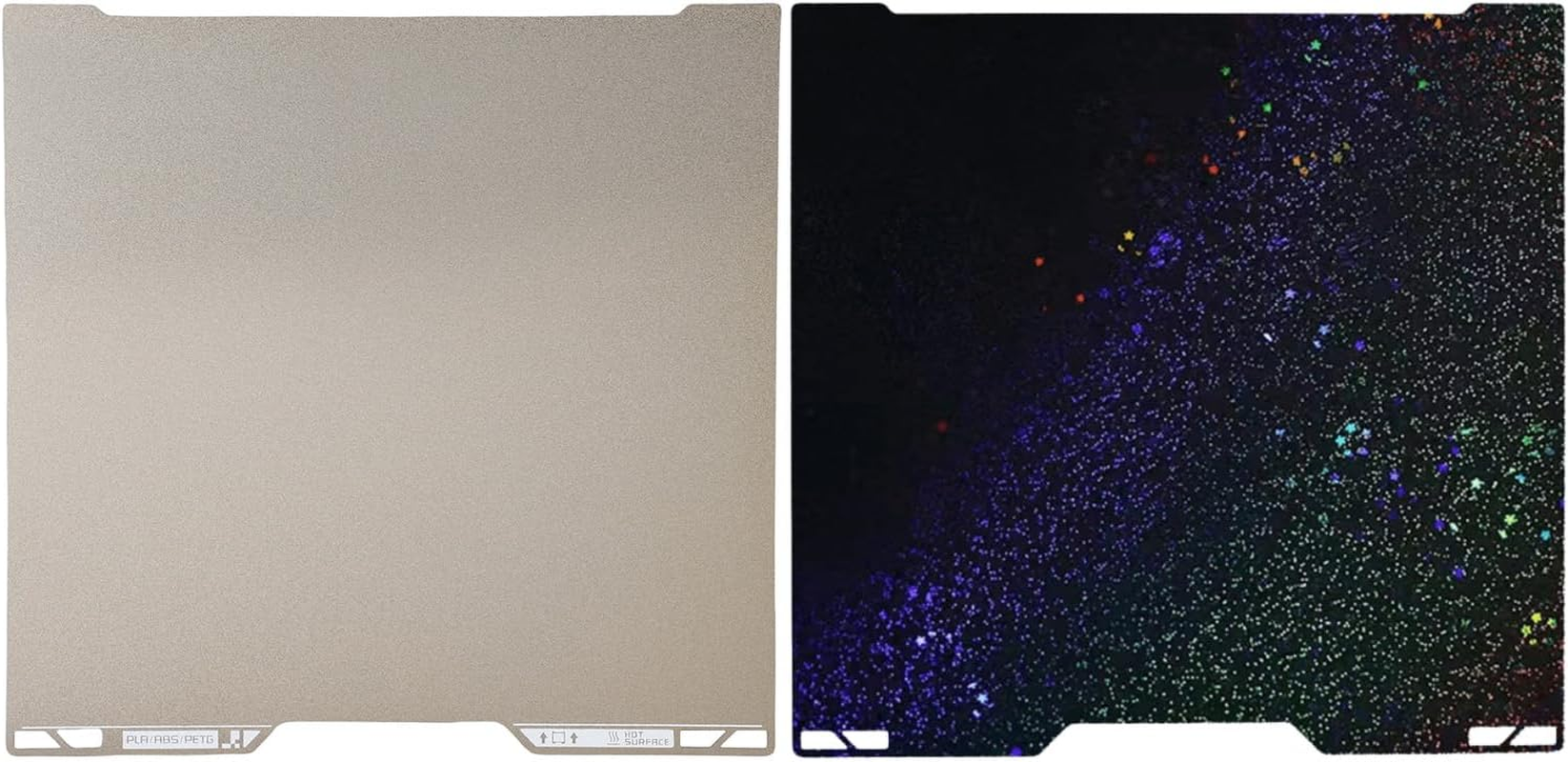 Upgraded 355X346Mm Build Plate for Lab H2D, 3D Printer Textured PEI and Smooth PEY Flexible Print Bed, Heated Bed Spring Steel Flexible Platform Accessories Replacement image number 6