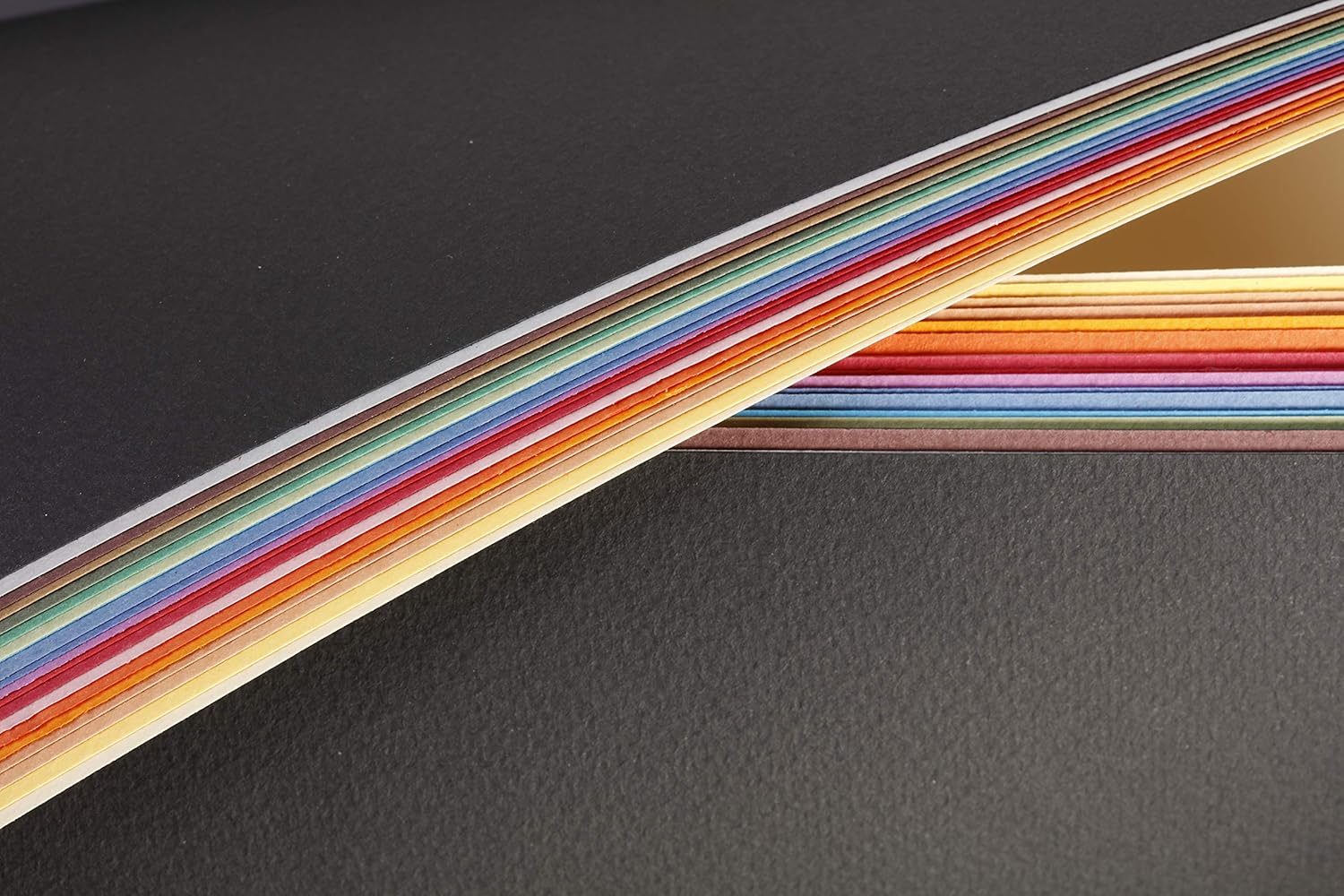 Clairefontaine 960450C Ream with 100 Sheets Tulip Drawing Paper, 160 G, DIN A4, Acid Free, 100% Cellulose, 1 Ream, 24 Pastel Colours Assorted