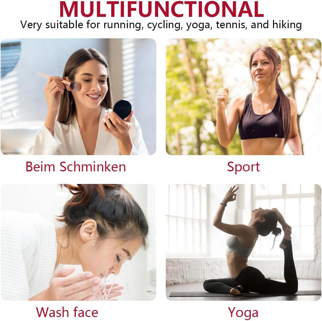 FIMWOLZ Women'S Summer Hair Band, Pack of 5, Wide Hair Band, Headscarves, Multicoloured Floral Print Hair Bands, Women'S Wide Elastic Soft Bandana for Everyday Sports, Yoga