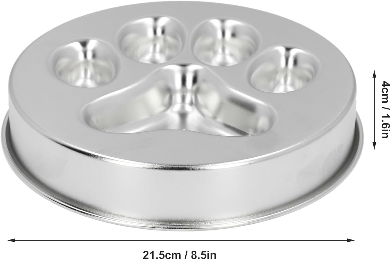 Slow Feeder Dog Bowls, Stainless Steel Shallow Pet Food Bowl for Large Dog, Dog Puzzle Bowl for Home image number 4