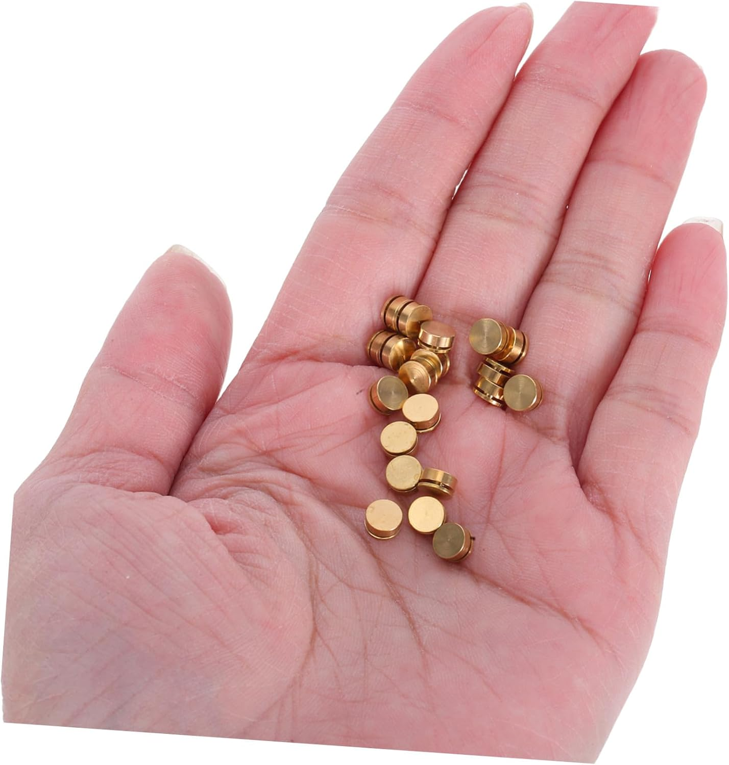 WOFASHPURET 20Pcs Metal Nail Art Rotating Charm Spinning Nail Charm Rotating Spinner Metal Bearing Spinner for Diy Manicure and Decor