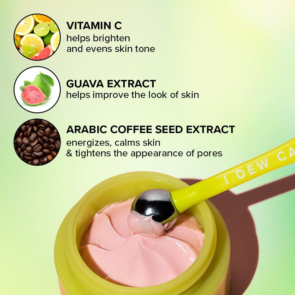 I DEW CARE Eye Cream with Applicator - Glow-Key Guava Extract, Vitamin C, Hyluronic Acid & Niacinamide for under Eye Treatment, Brightening & Hydrating, Stoking Stuffers for Women, 0.50 Fl Oz image number 2