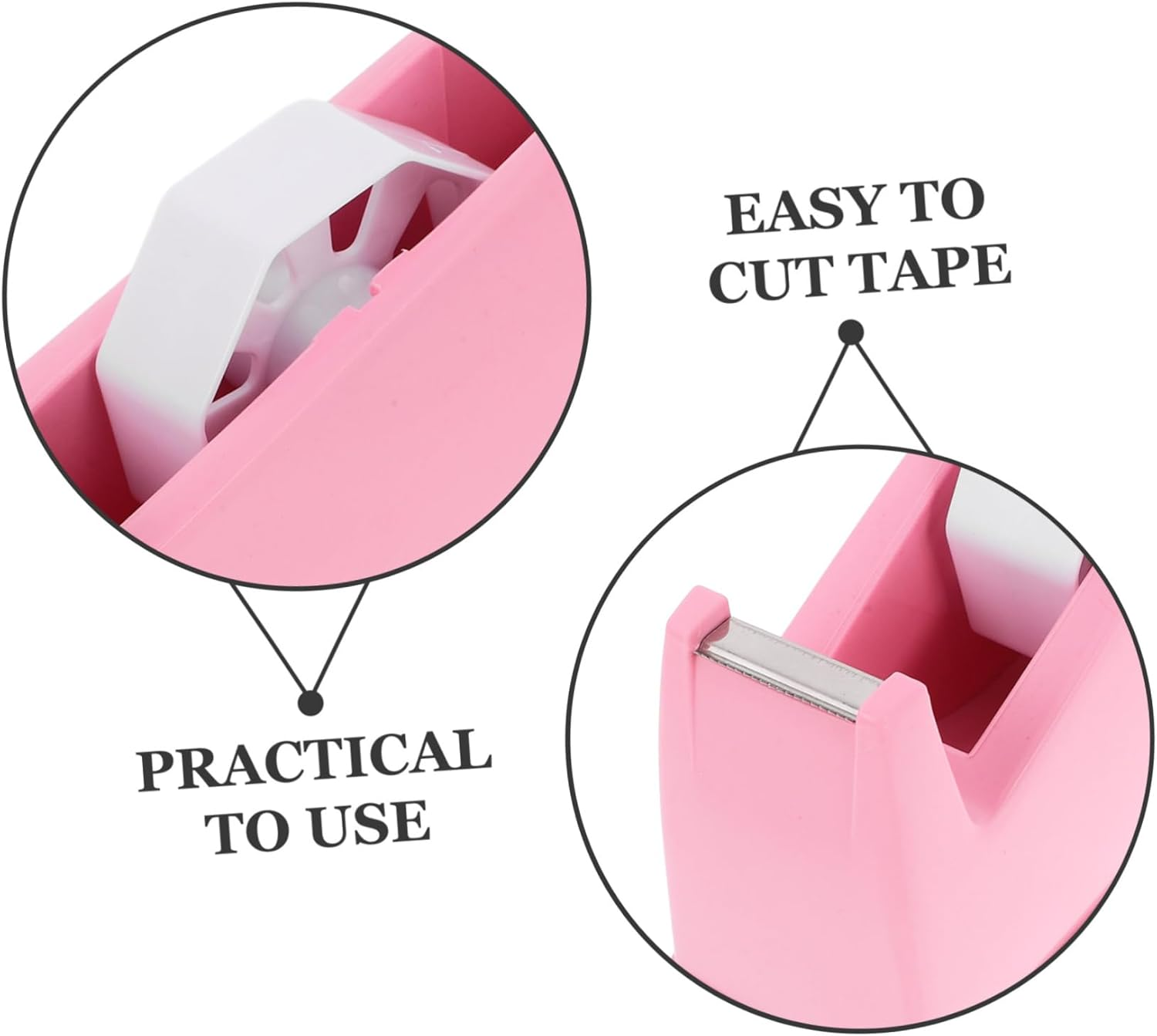 Operitacx Office Tape Cutter Cute Tape Dispenser for Home Office Supplies Stationery image number 5