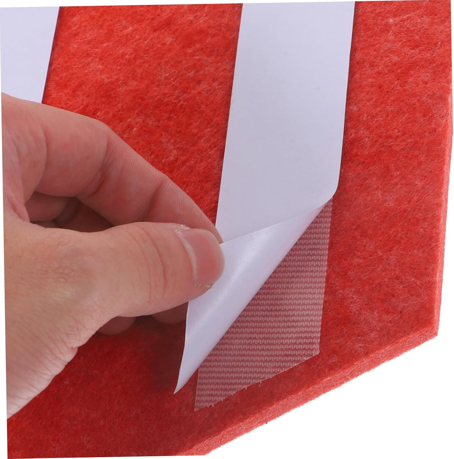 Tofficu 36Pcs Versatile Felt Mat for Classroom Office Notice Board Decorative Bulletin Board in Multi-Colors