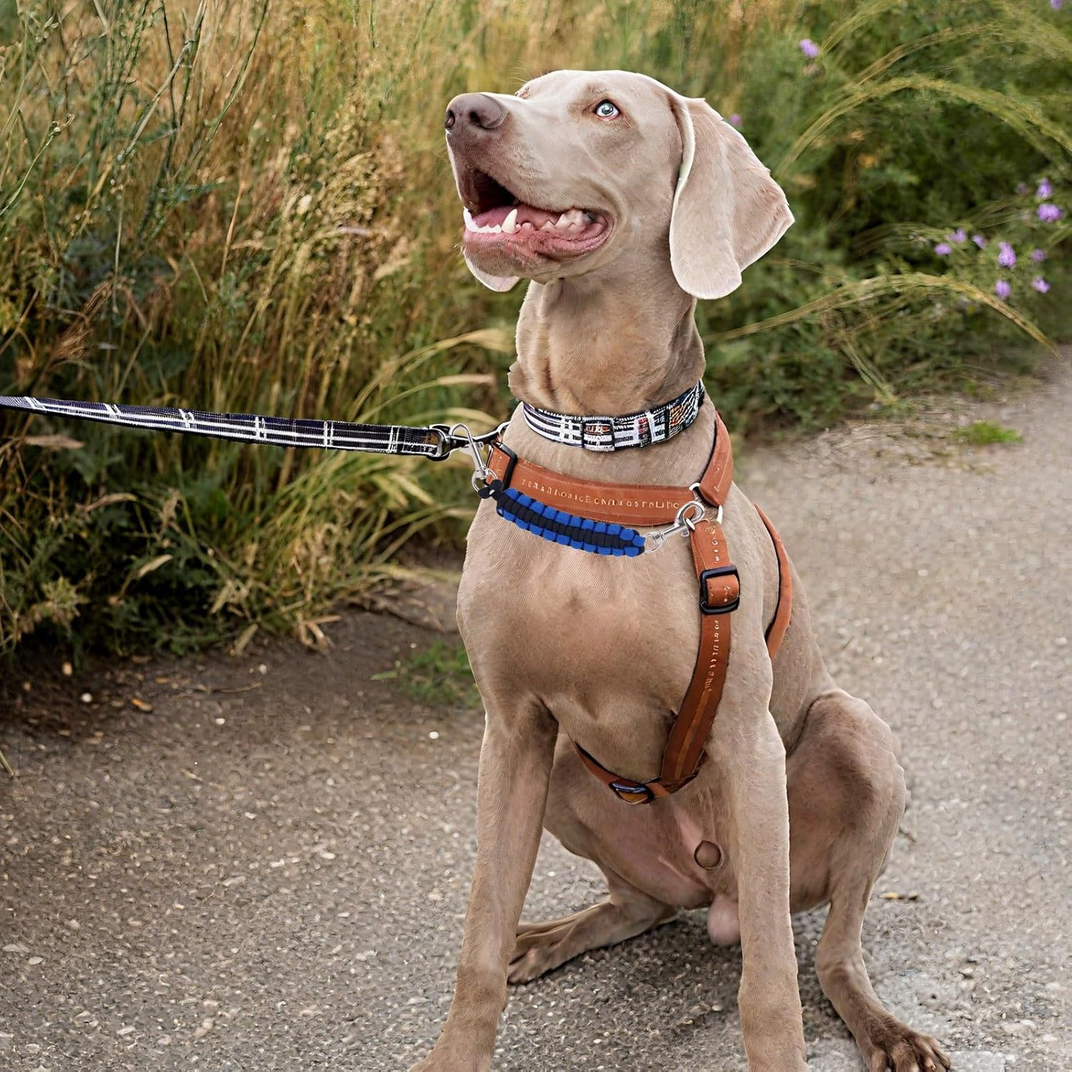 2Pcs Dog Prong Collar Safety Clip, 17.5Cm/6.89In 360&deg; Rotating Dog Collar Strap Pet Leash Extender for Harness Connector Double Clip Pet Essentials for Walking Running Hiking image number 5