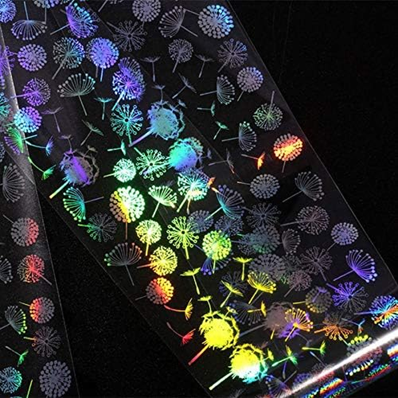 Starry Sky Pattern Nail Stickers Plastic Glitter Nail Art Decals DIY Manicure Decorations 4X20Cm Zhengpingpai image number 1