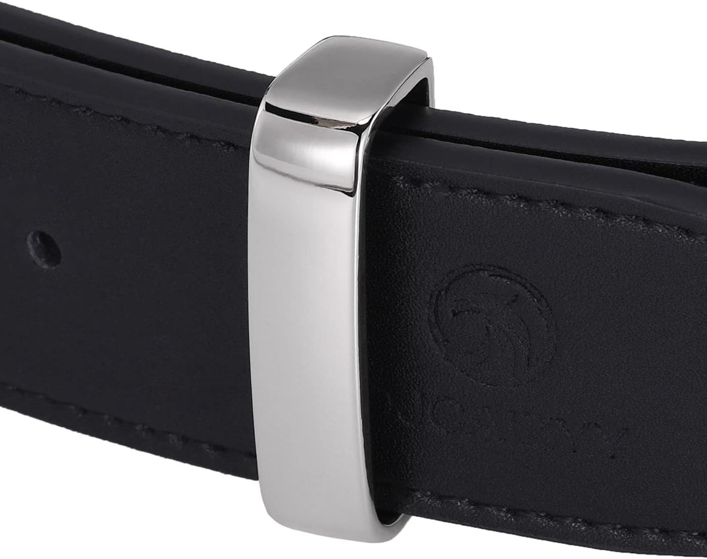 Black Belt Loop Keeper 1 1/2" (38Mm-40Mm) Belt Loop Men'S Belt Buckle Accessories-Gift Box - Bronze Brushed image number 7