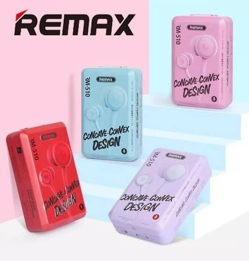 Remax RM-510 3.5 Mm Jack Wired Earphone, Pink