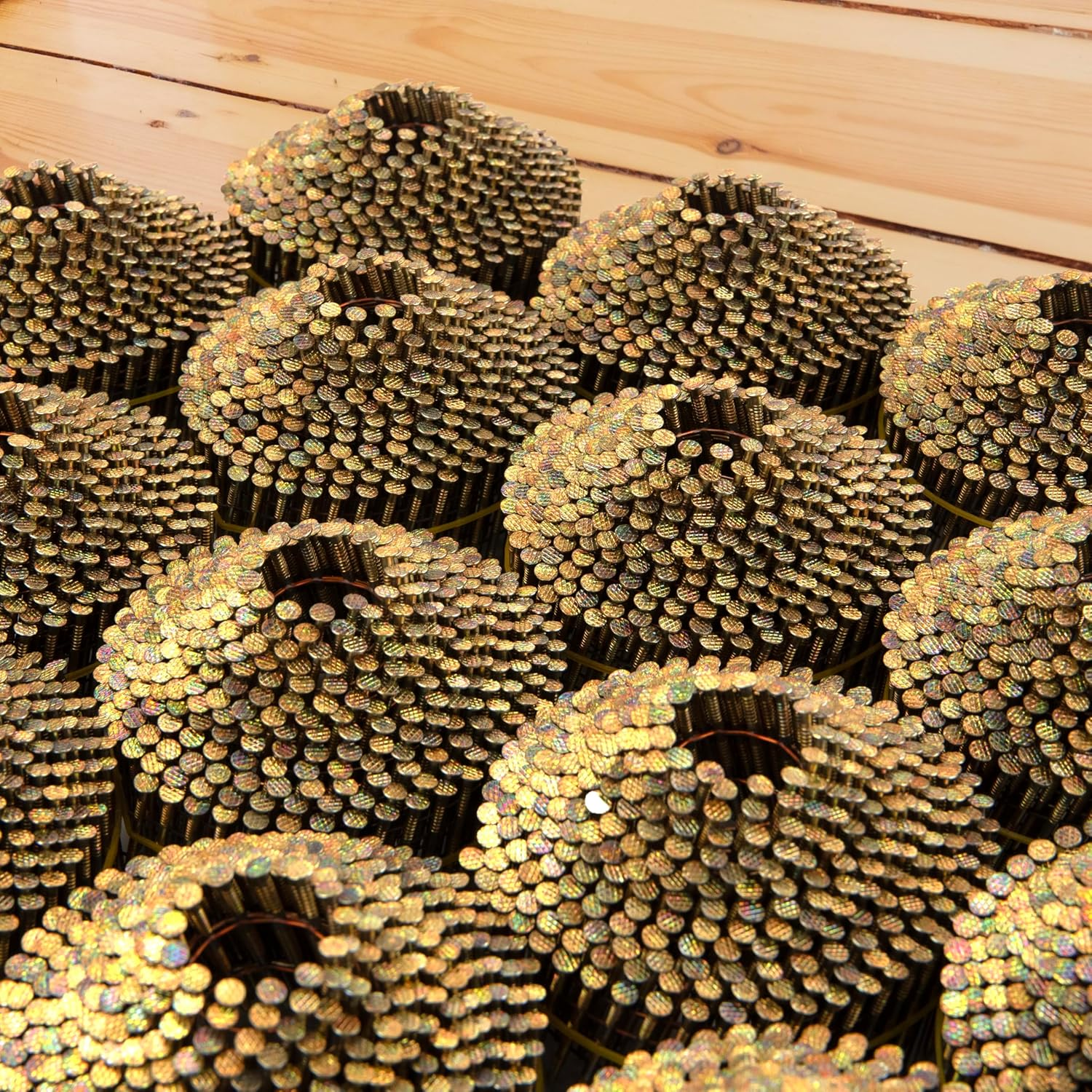 TACWISE 1795 Type 2.1/38Mm Galvanised Spherical Coil Nails Diamond Tip Ring Shank 16&deg; Inclined Wire Bound Pack of 5400 image number 4