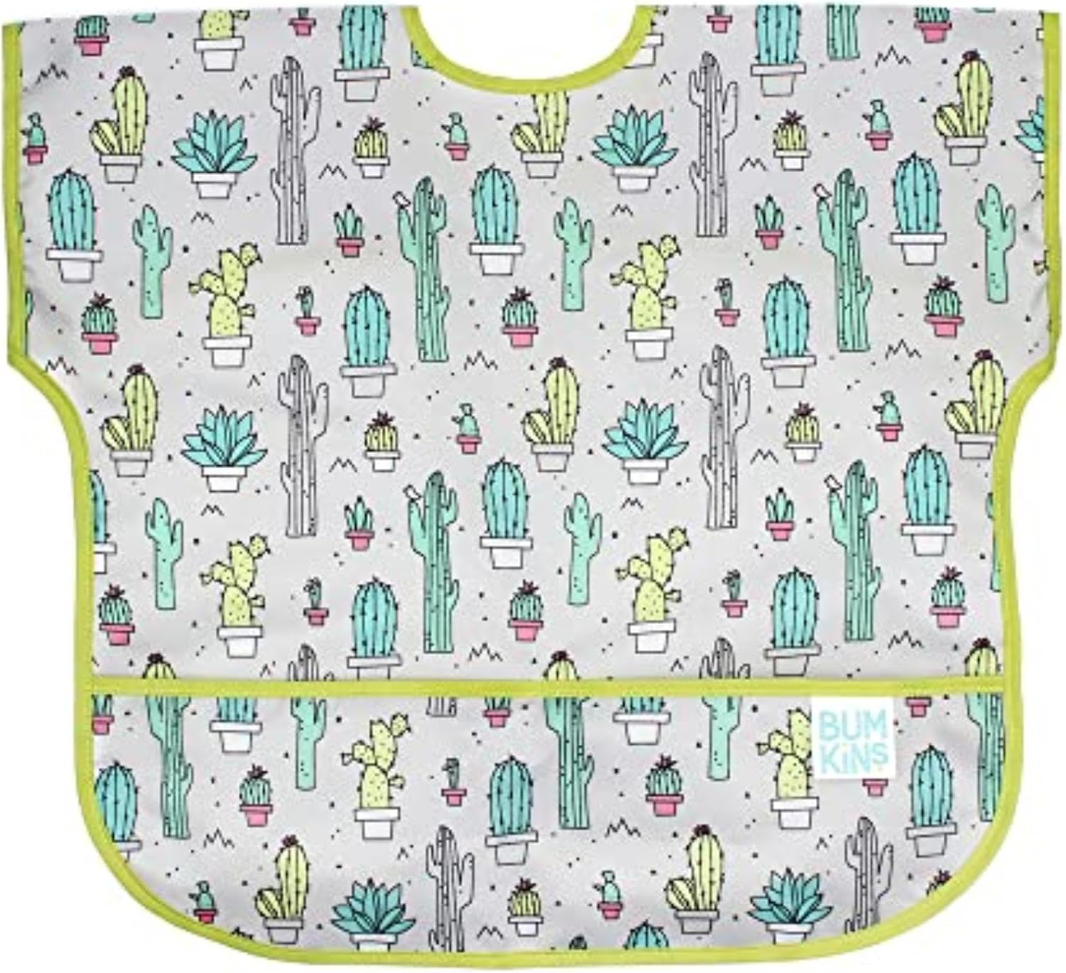 Bumkins Waterproof Junior Bib, Cacti (1-3 Years)
