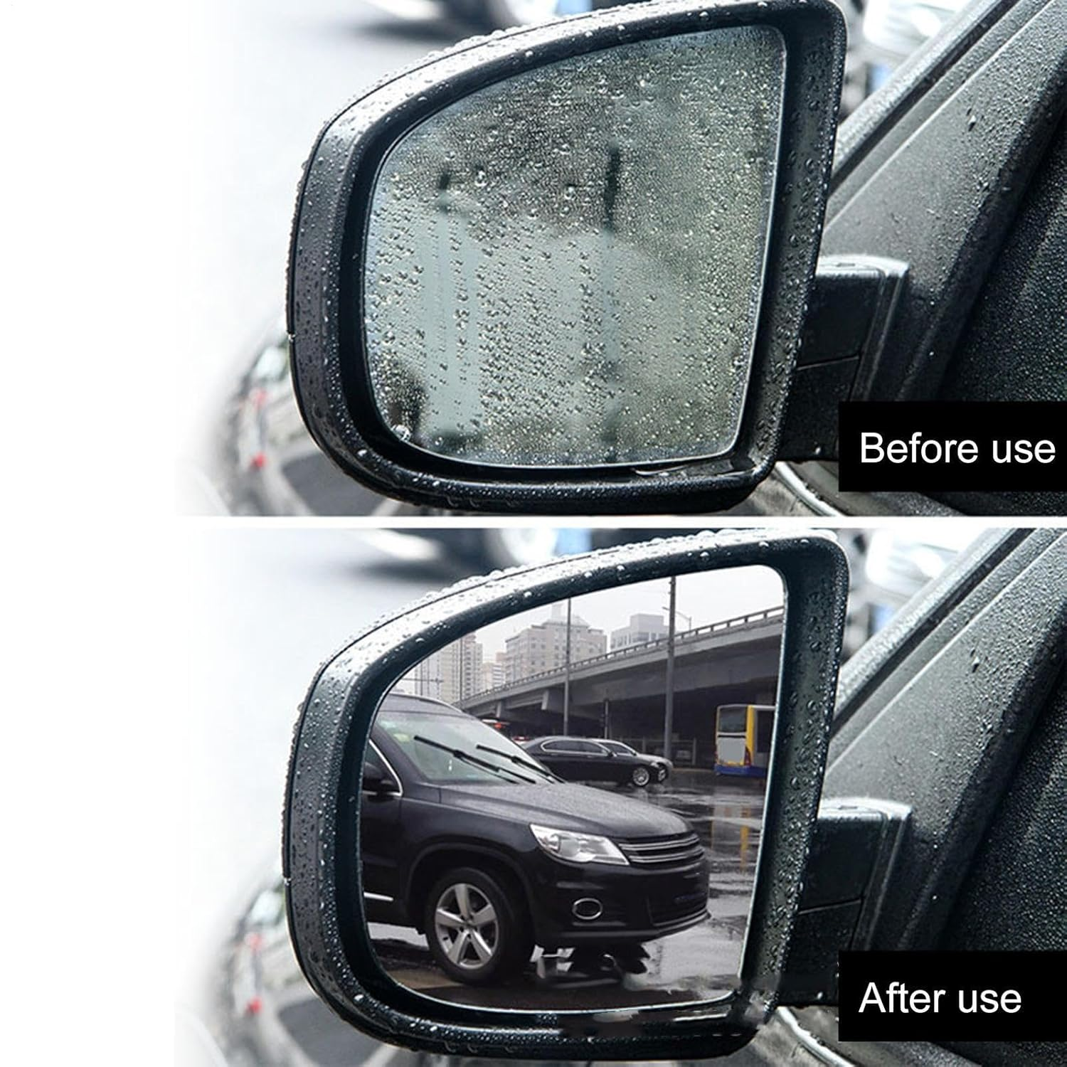 Glass Ceramic Coating | 30Ml Automotive Glass Rainproof Coating Agent | Anti-Fog Auto Window Restorer for Safe Driving Vehicle Maintenance Exterior Daily Care Rear View Mirror image number 2