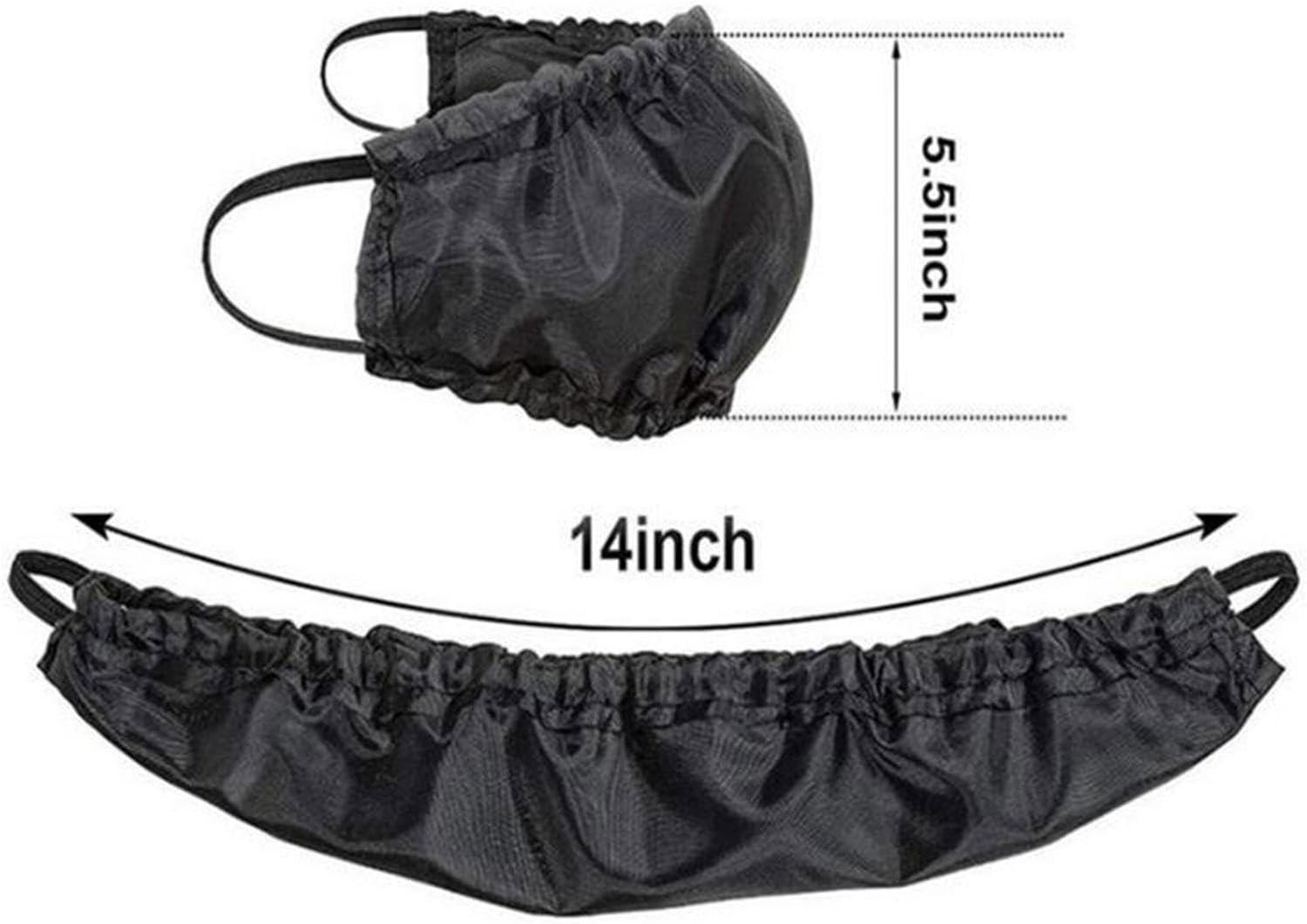 Amagogo 2X Beard Bandana Mens Bedtime Bib Adjustable Facial Hair Apron Guard Bonnet Rag Adjustable Stretch for Most Size Fits All. image number 5