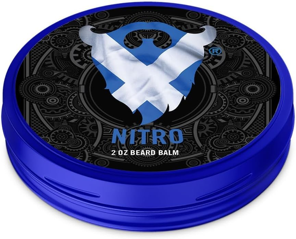 Beard Octane: Nitro - Natural Beard Balm W/Shea Butter - 2 Oz - Conditions and Styles - Made in USA - Blueberry Coffee Scent image number 1