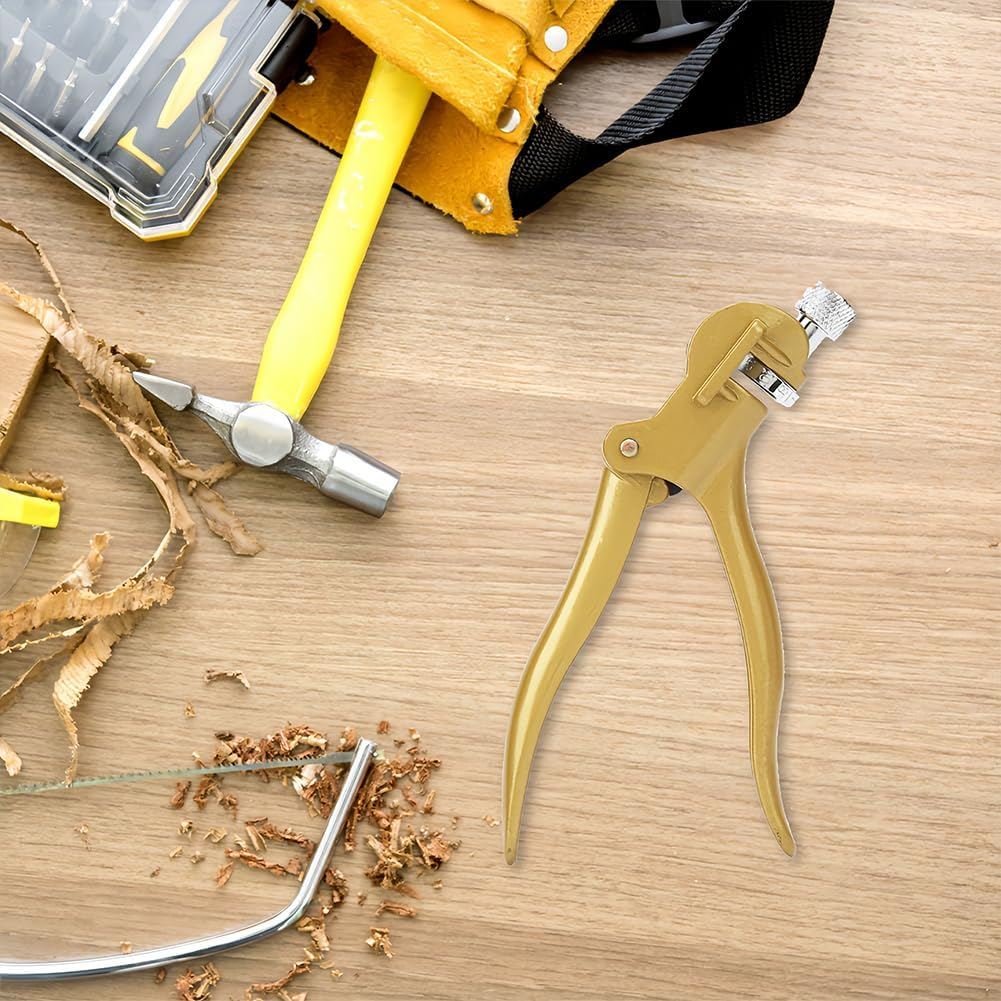 Saw Set Plier, Hand Saw Setting Tool Zinc Alloy and Copper Alloy Tool Woodwork Hand Sawset Puller DIY Accessories Hand Tools Sawset Puller image number 4