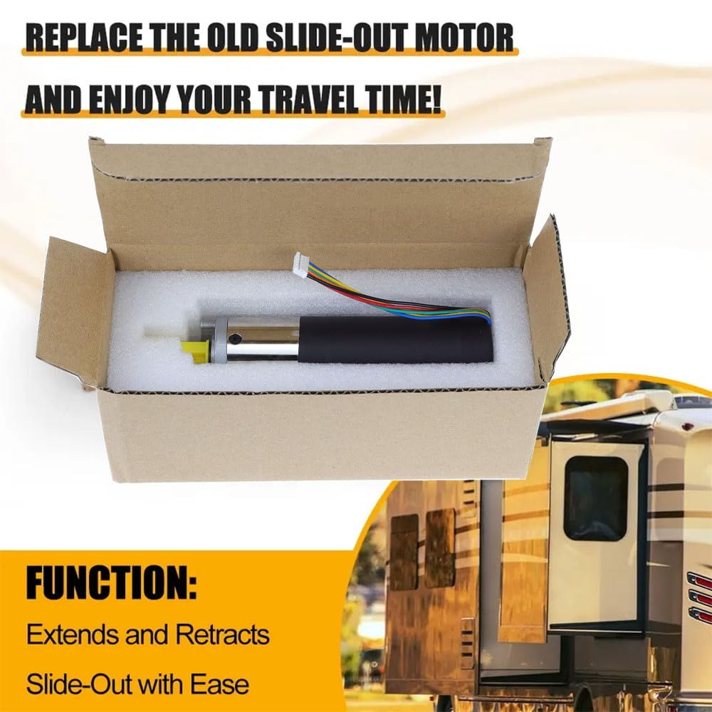 236575 RV In-Wall Slide-Out Motor for Lippert Schwintek In-Wall Slide System 300:1 High Torque Gear Ratio 12V IG-42 10Mm Motor Assembly, Slide Motor for Travel Trailer and Camper image number 1