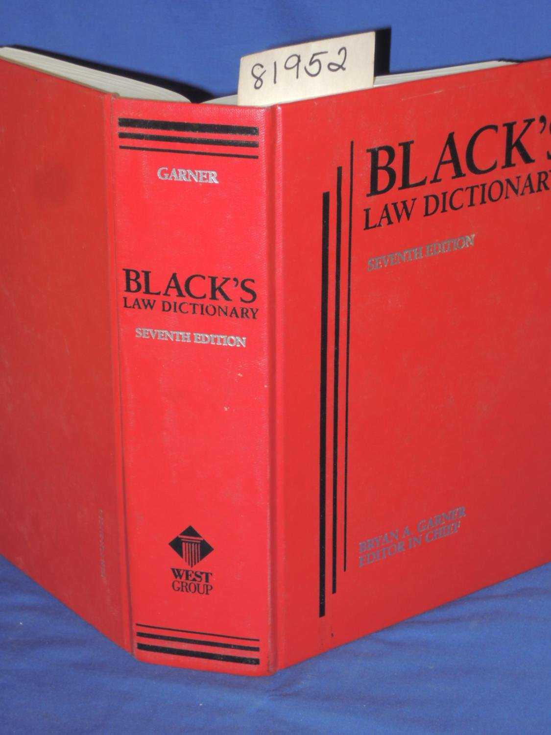 Black'S Law Dictionary 7Th Edition