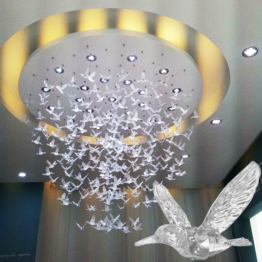 Ceiling Decoration Flying Bird Lifelike DIY Hanging Decorative for Kindergarten Shopping Mall Bedroom Party Christmas Tree - Paper Hot Air Balloon image number 3