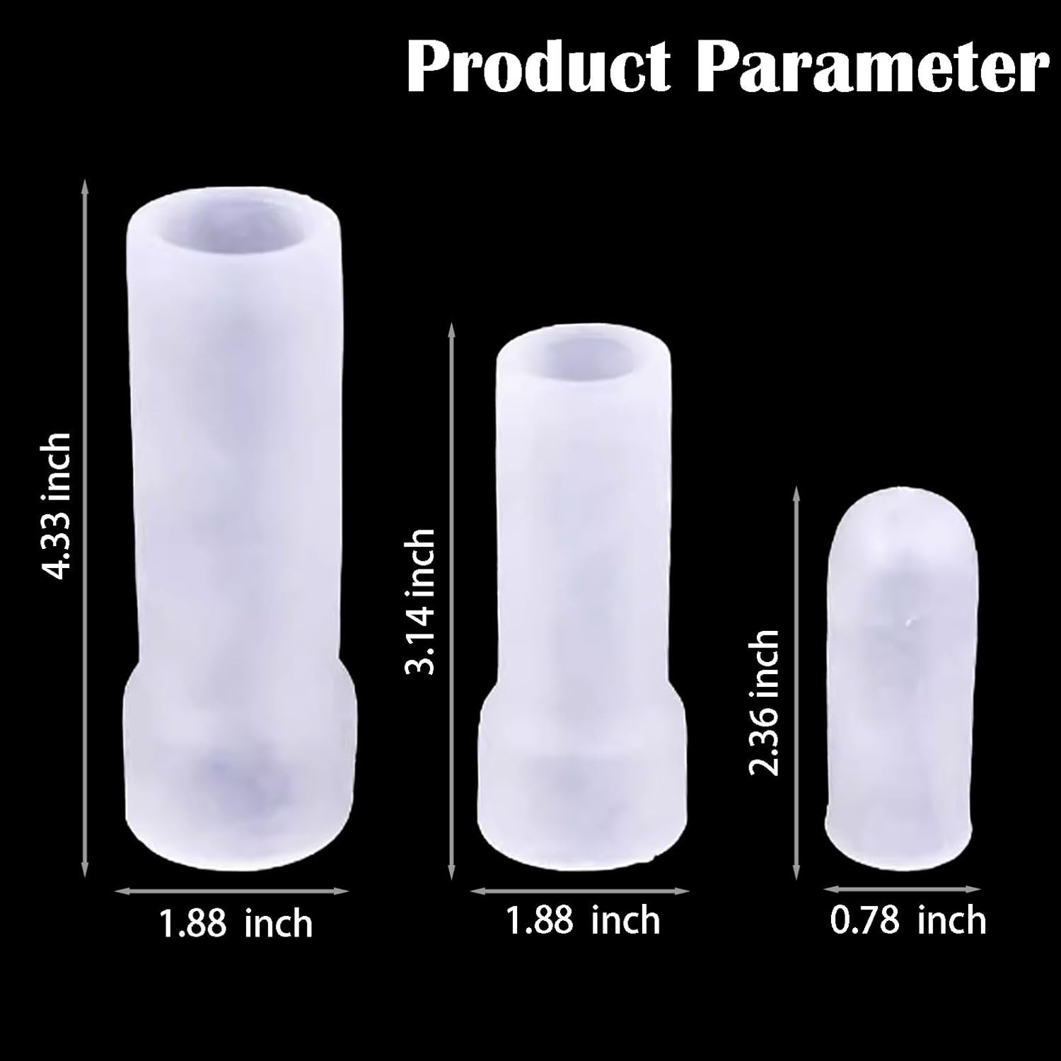 3 in 1 Silicone Glanis Protector Cap Silicone Protective Cover for Extenders Traction Device Reusable Replacement Parts image number 5