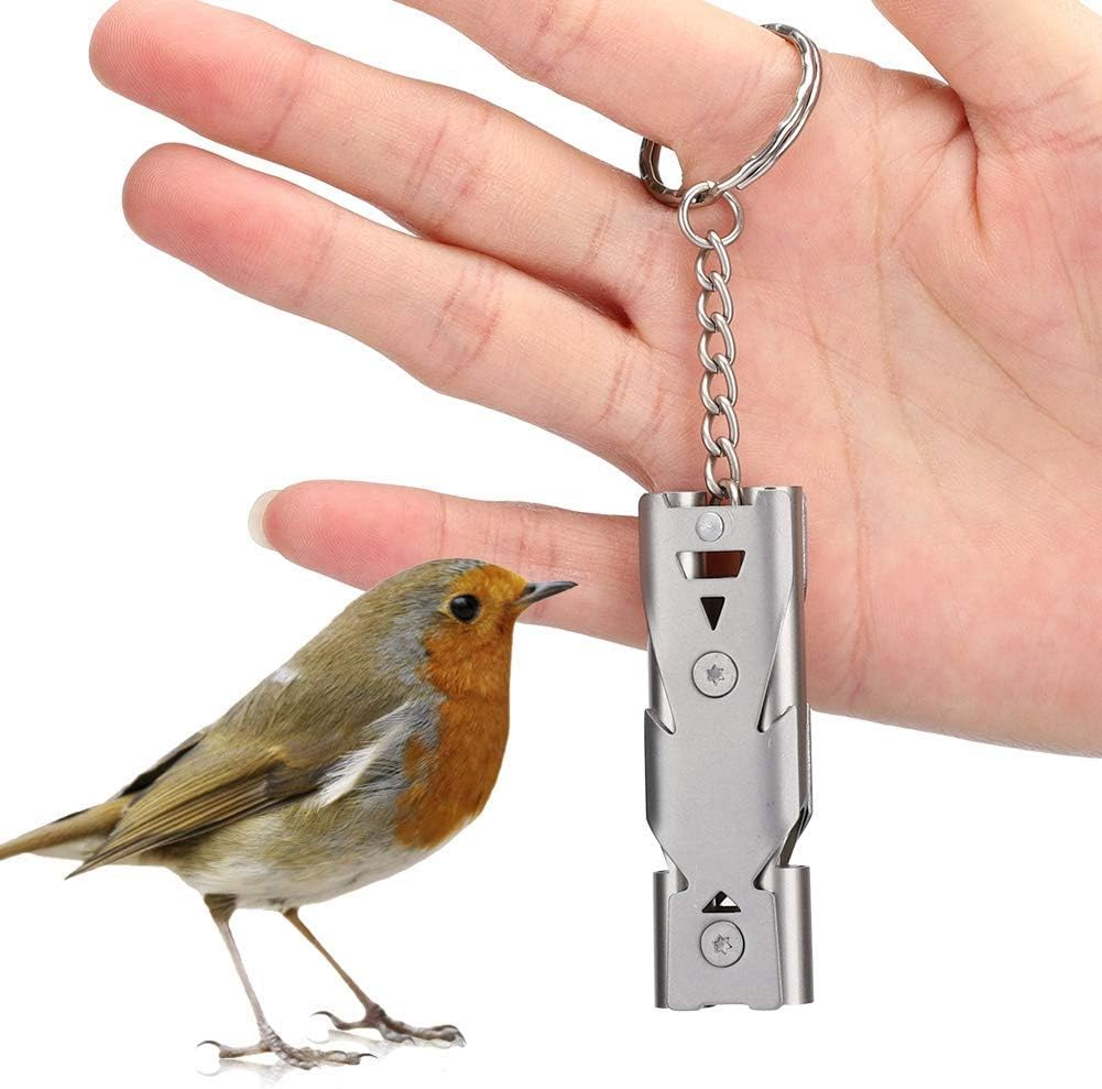 YOUTHINK Bird Whistle, Copper Ultrasonic Whistle for Cockatiel Training, Lightweight and Portable image number 1