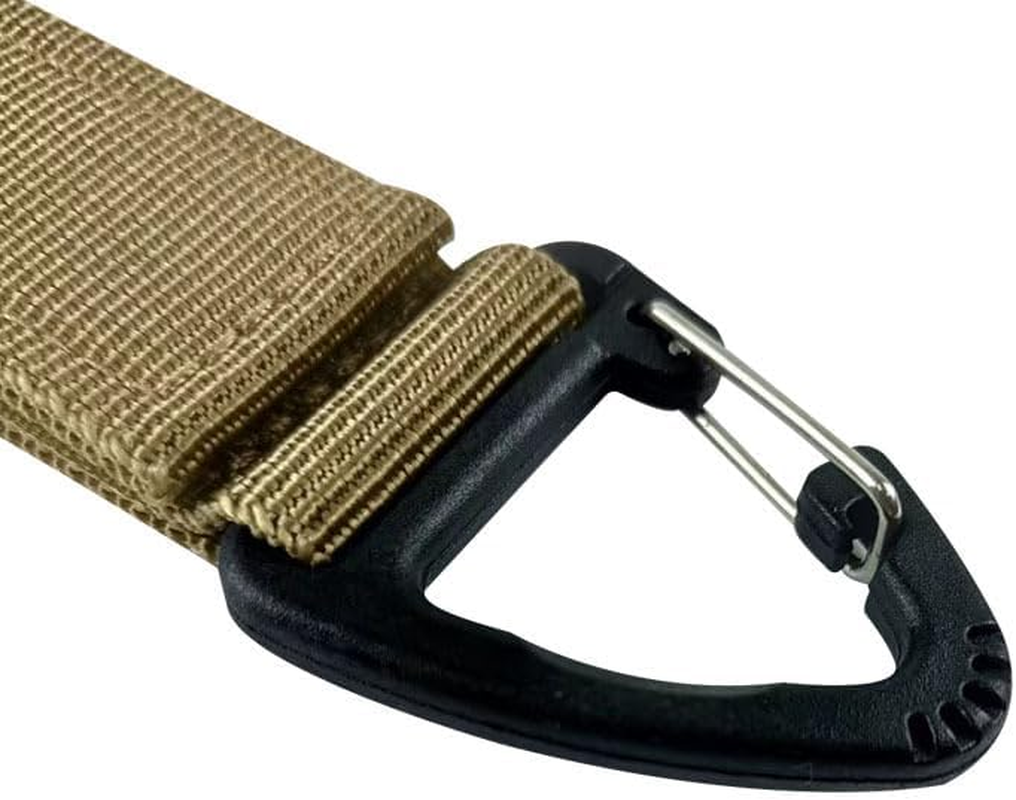 3Pcs Hanging Key Hook Clip Duty Belt Keeper with Tactical Holder Hooks Clamp Buckle Nylon Belt Clip Outdoor Buckle Strap Hunting Accessories Equipment image number 2