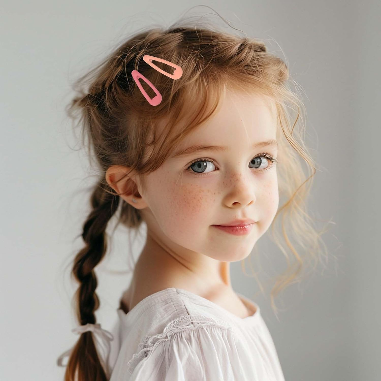 Colorful Hair Clips, 30Pcs Metal Hair Clipsfor Girls, 3Cm Kids Hair Clips, Kids Barrettes, Colorful Small Hair Barrettes, Mini Metal Barrettes, Snap Hair Clips with Box for Little Girls Baby (Dark Morandi Color) image number 4