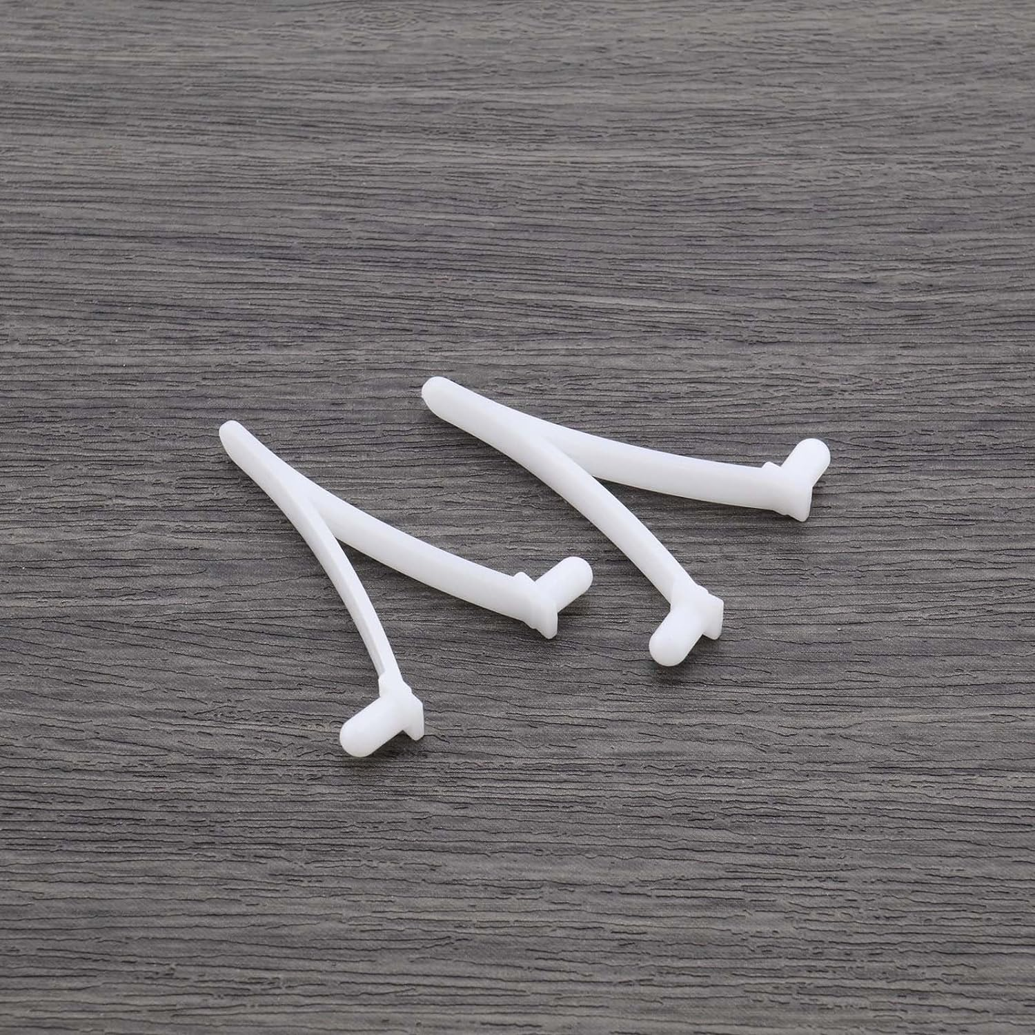 12Pcs Pool Butterfly Clip V Clip Pool Attachment Clip for Skimmer Net Leaf Rake Brush Pool Supply Vacuum Head White Resin 5.3X4Cm image number 5