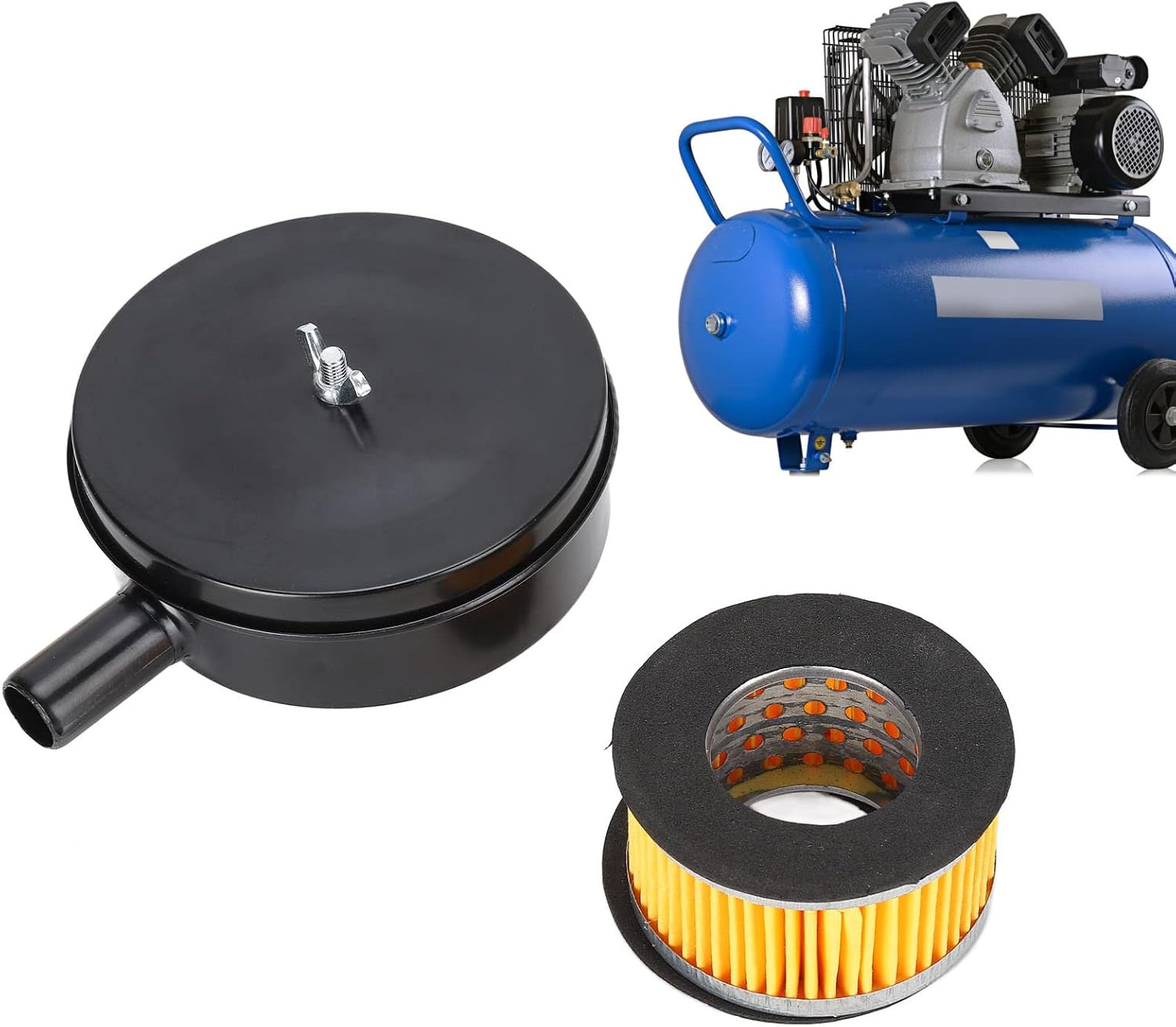 Air Compressors Inlet Filters, Easy Installation Choice Ideal Air Compressor Filter for Noise Equipment image number 3