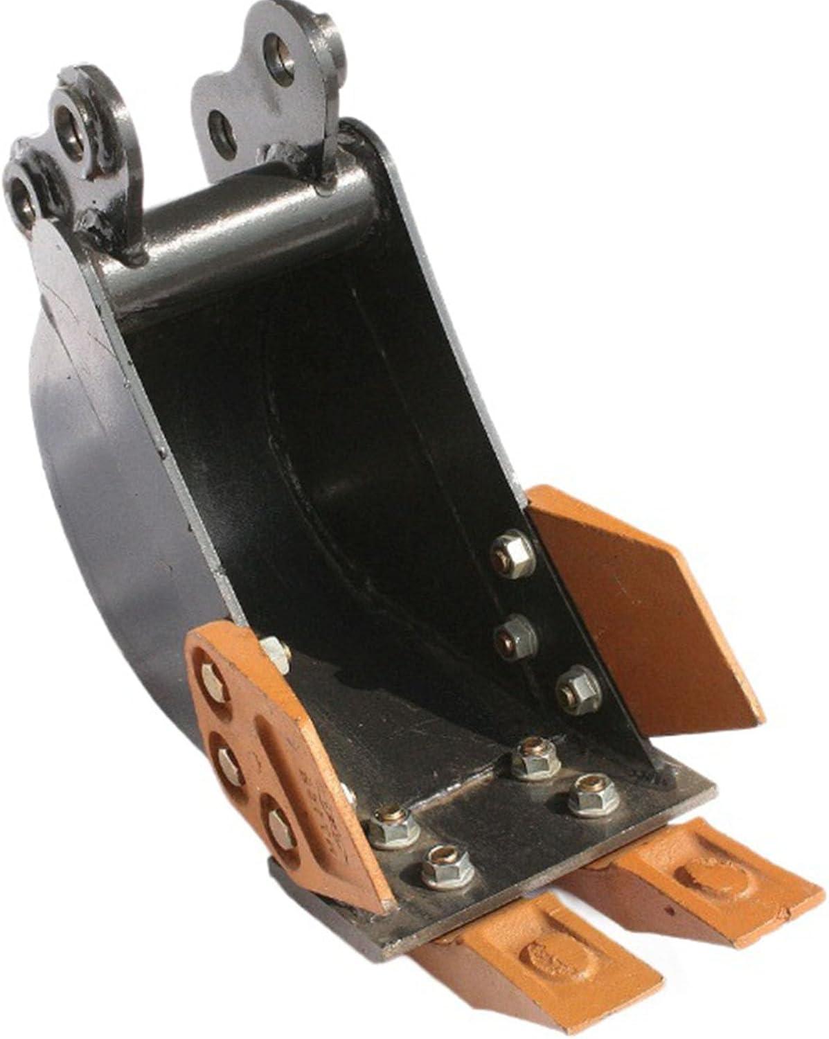 Jectse 200Mm, Mini Excavator Bucket Metal 7.87In, 2 Tons Heavy Duty Digger Attachment with Alloy Steel Teeth, for 800Kg to 2000Kg Machines image number 2