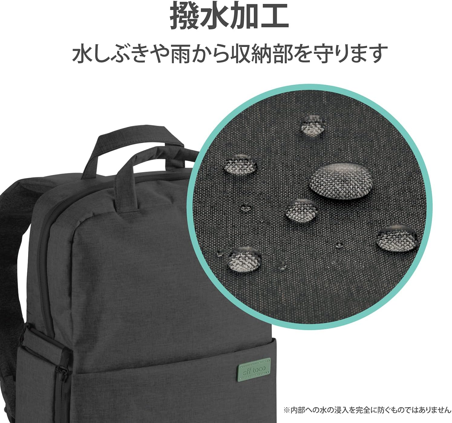 Elecom DGB-S043BK Offtoco PC Bag, Camera Bag, Black image number 4