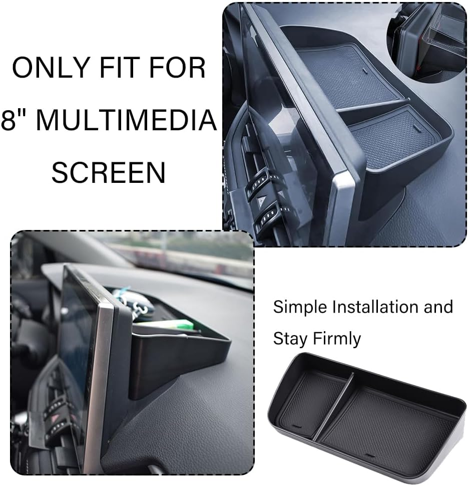 Toyota RAV4 2019-2025 Center Console Organizer Tray, ABS Dashboard Storage Box for RAV4, Fits 2019-2024 Models for Cups, Phones, and Keys (3 Pcs） image number 4