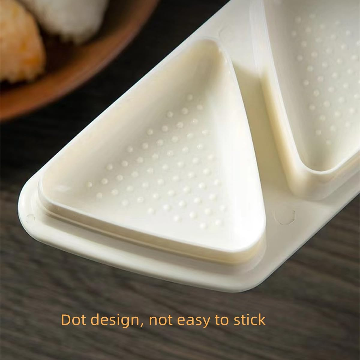 TINGJUNN Onigiri Mold, 6 in 1 Triangle Onigiri Bento Box, Multi-Functional Triangle Sushi Mold for Making and Storing Sushi (Blue) image number 5